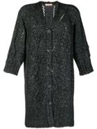Twin-set Chunky Knit Cardigan - Black