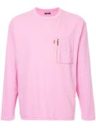 Christian Dada Zipped Pocket T-shirt - Pink & Purple