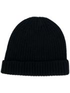 Cruciani Classic Knitted Beanie Hat - Black
