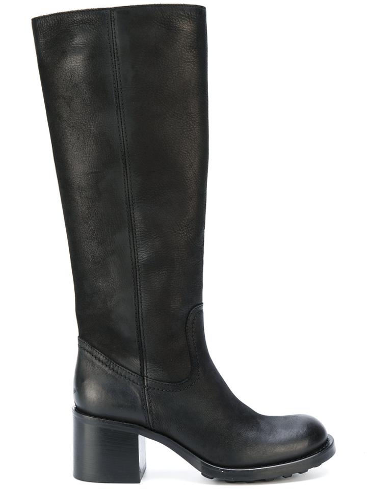 Fausto Zenga Calf Boots - Black