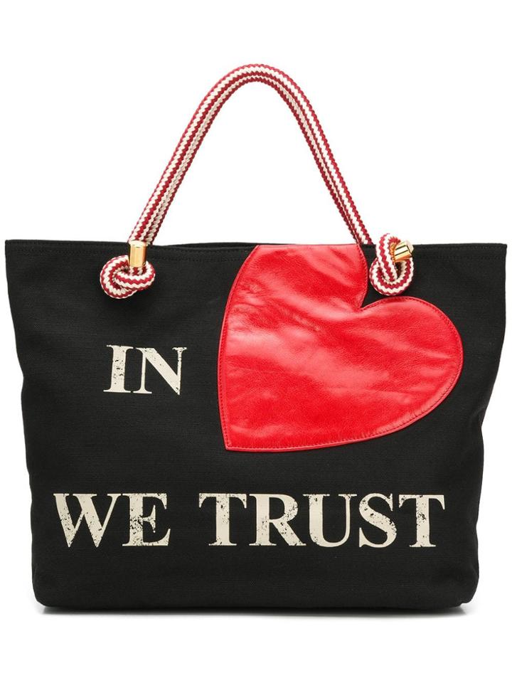 Moschino In Love Tote Bag - Black