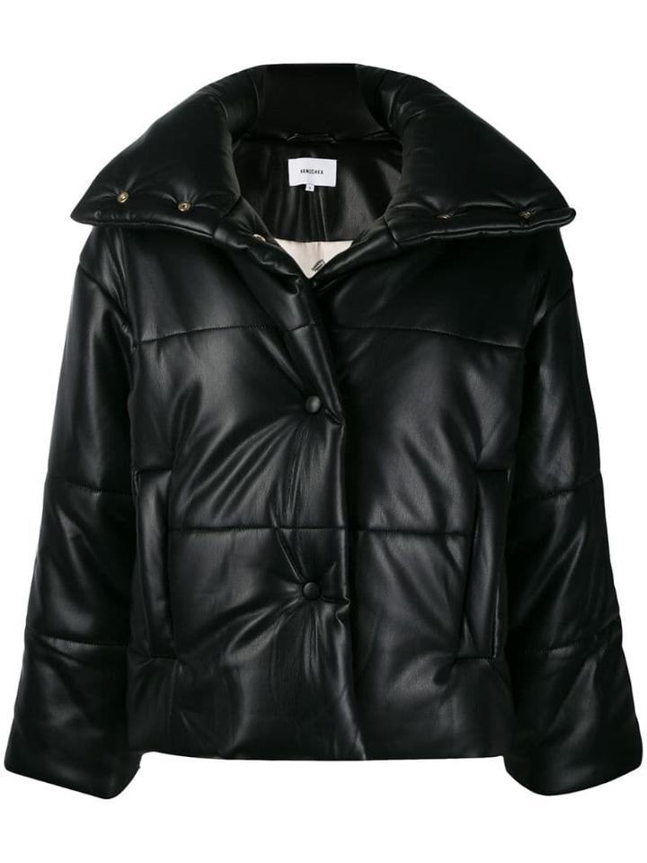 Nanushka High Neck Padded Jacket - Black
