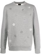 Ps Paul Smith Tonal Polka Dot Sweatshirt - Grey