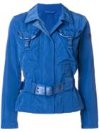 Peuterey Belted Utilitary Jacket - Blue