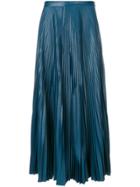 Golden Goose Deluxe Brand Pleated Midi Skirt - Green