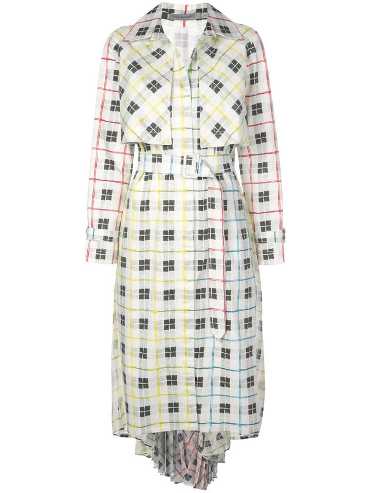 Silvia Tcherassi Birdie Trench Coat - White