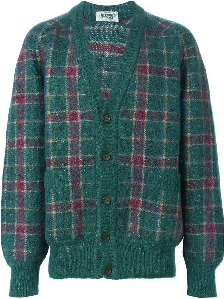 Missoni Vintage Checked Cardigan