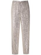 Nk Blow Marta Sequinned Trousers - Silver