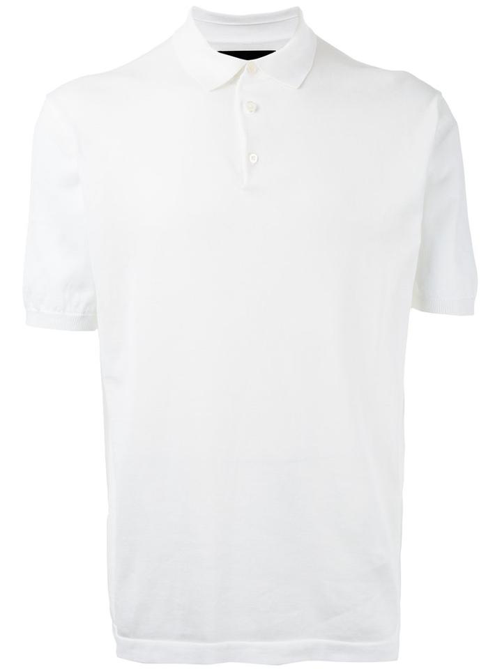 Classic Polo Shirt - Men - Cotton - M, White, Cotton, Estnation
