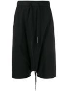Army Of Me Slouchy Drop-crotch Shorts - Black