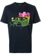 Ps By Paul Smith Skeleton Print T-shirt - Blue