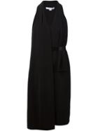 Alexander Wang Draped Wrap Dress, Women's, Size: 8, Black, Spandex/elastane/viscose/polyester