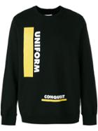 Sacai Uniform Conquest Sweatshirt - Black