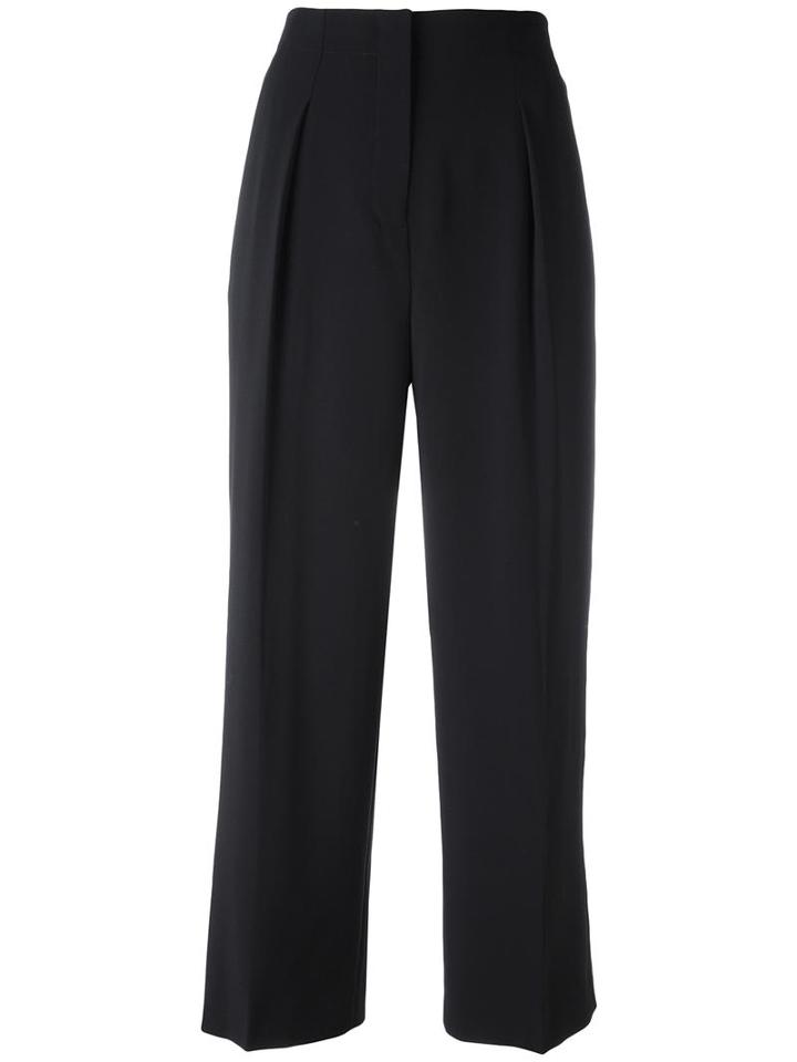 Elizabeth And James High-waisted Trousers, Size: 2, Black, Polyester/polyurethane/spandex/elastane