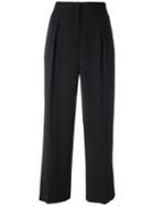 Elizabeth And James High-waisted Trousers, Size: 2, Black, Polyester/polyurethane/spandex/elastane