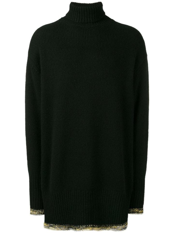 Maison Margiela Roll Neck Jumper - Black