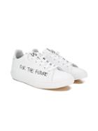 2 Star Kids Printed Sneakers - White