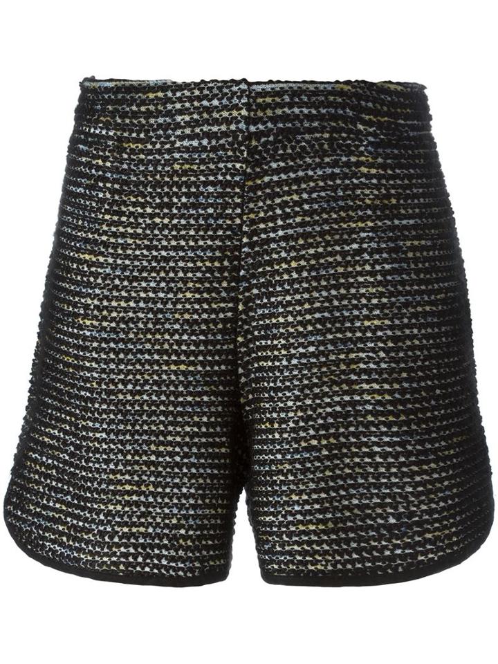 Stine Goya Bouclé Shorts, Women's, Size: M, Black, Cotton/acrylic/polyester