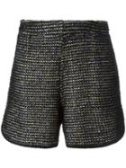 Stine Goya Bouclé Shorts, Women's, Size: M, Black, Cotton/acrylic/polyester