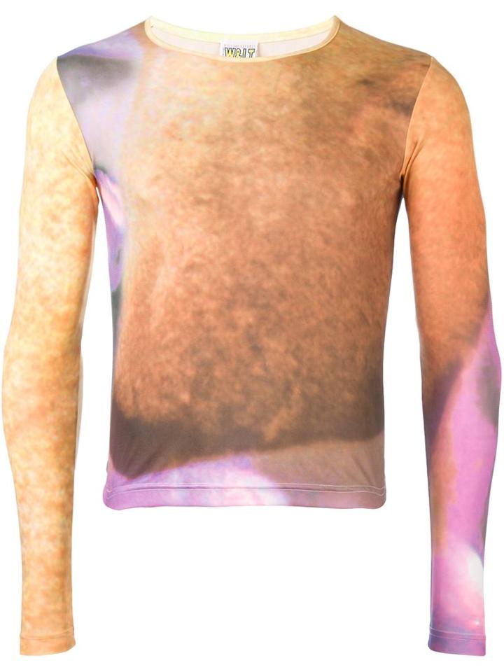 Walter Van Beirendonck Vintage Abstract Print Longsleeved T-shirt