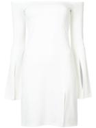 Alexis - Off Shoulder Slit Dress - Women - Nylon/spandex/elastane/viscose - S, White, Nylon/spandex/elastane/viscose