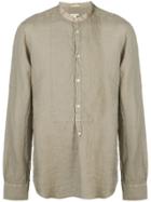 Massimo Alba Canary Button Shirt - Green
