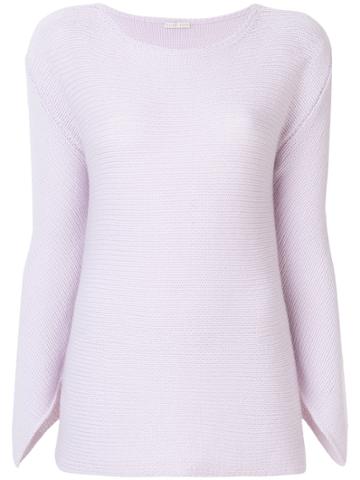 Borgo Asolo Classic Fitted Sweater - Pink & Purple