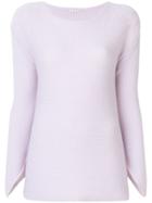 Borgo Asolo Classic Fitted Sweater - Pink & Purple
