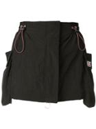Ground Zero Drawstring Mini Skirt - Black