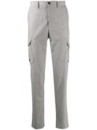 Eleventy Slim-fit Tailored Trousers - Grey