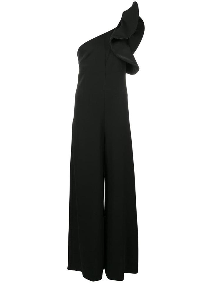 Aniye By Asymmetric Ruffle Detail Jumpsuit - Black