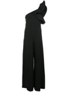 Aniye By Asymmetric Ruffle Detail Jumpsuit - Black