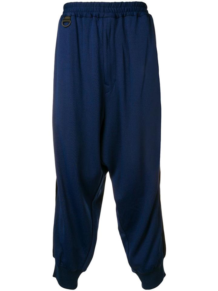 Y-3 Drop-crotch Trousers - Blue