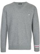 Loveless V Neck Sweatshirt - Grey