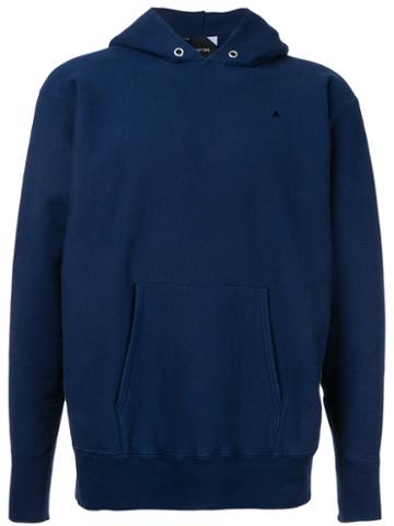 Aton - Minimal Hoodie - Men - Cotton - 6, Blue, Cotton