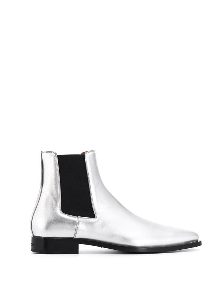 Givenchy Pointed Toe Chelsea Boots - Silver