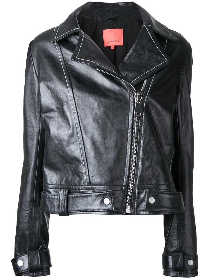 Manning Cartell Mod Squad Leather Jacket, Women's, Size: 10, Black, Sheep Skin/shearling