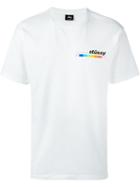 Stussy Logo T-shirt, Men's, Size: Small, White, Cotton