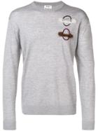 Acne Studios Planet Crew Neck Sweater - Grey