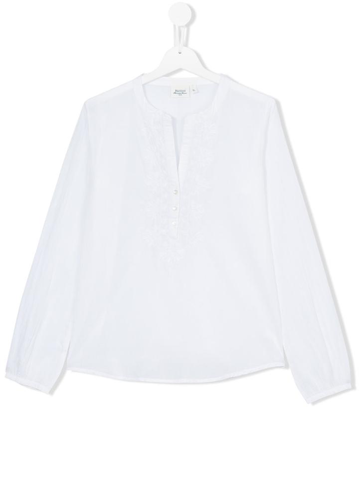 Hartford Kids - Classic Top - Kids - Cotton - 14 Yrs, Girl's, White