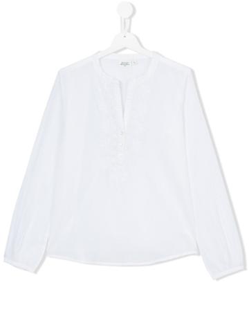 Hartford Kids - Classic Top - Kids - Cotton - 14 Yrs, Girl's, White