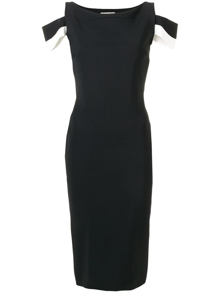 Le Petite Robe Di Chiara Boni Fitted Midi Dress - Black