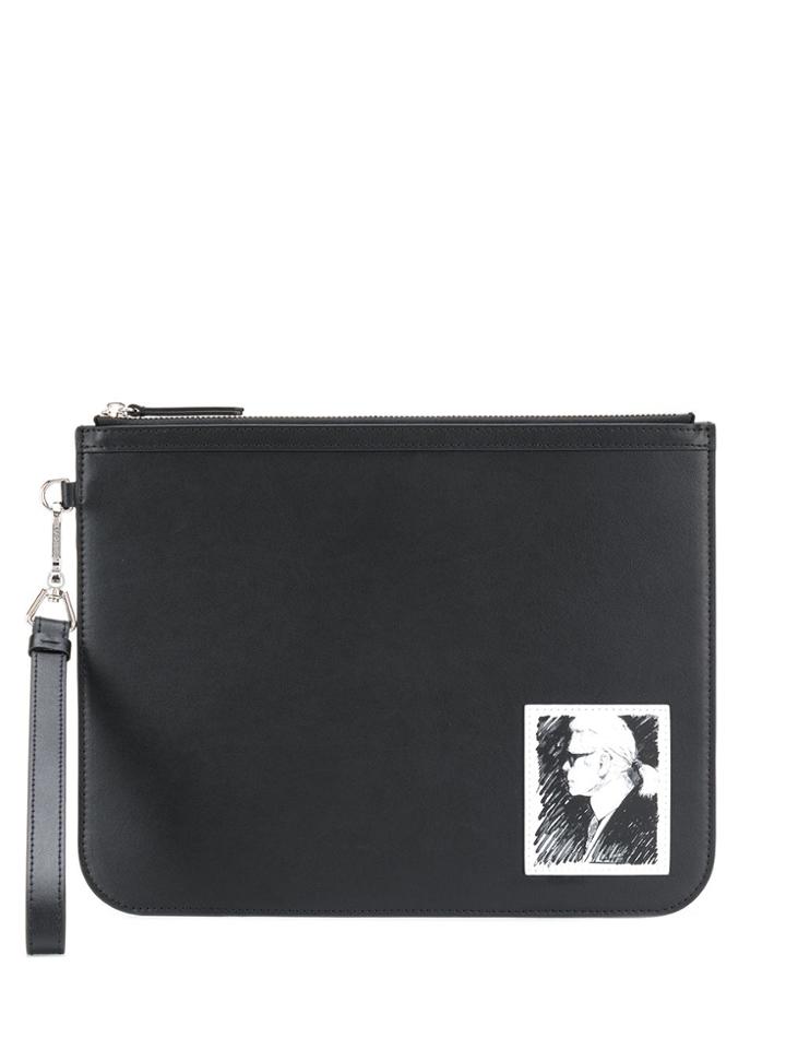 Karl Lagerfeld Karl Legend Elegance Clutch - Black