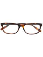 Montblanc Rectangular Frame Glasses - Brown