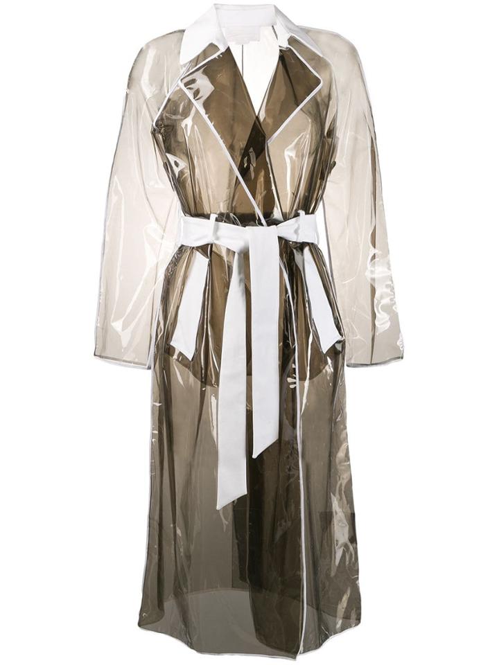 Genny Waterproof Trench Coat - Grey