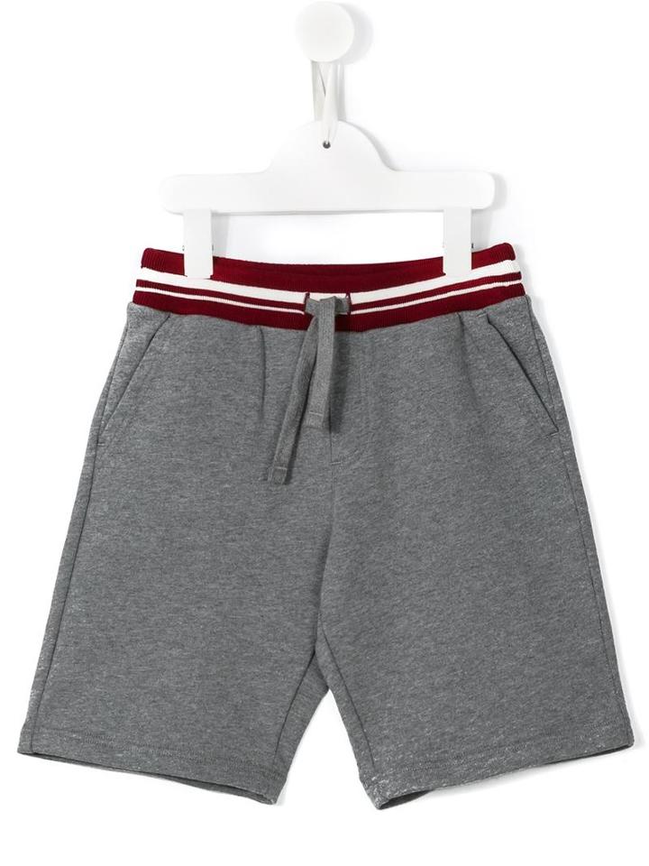 Dolce & Gabbana Kids Drawstring Shorts, Boy's, Size: 6 Yrs, Grey