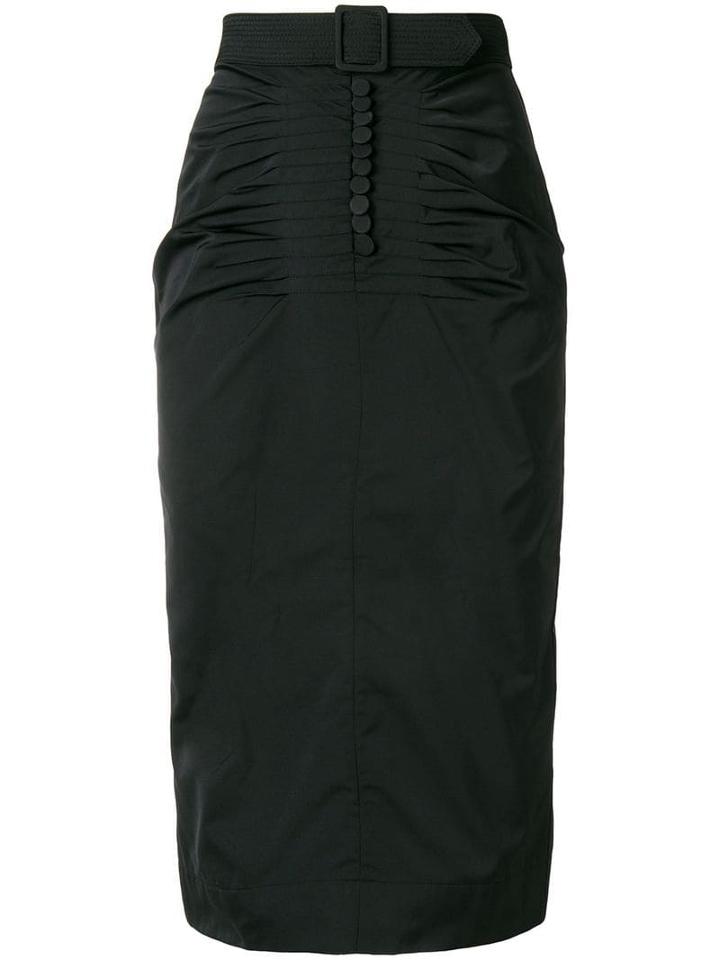 Nº21 Belt Detail Skirt - Black