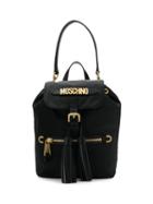 Moschino Tassels Detail Backpack - Black