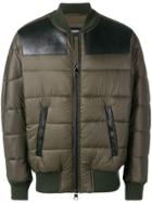 Neil Barrett Padded Bomber Jacket - Green