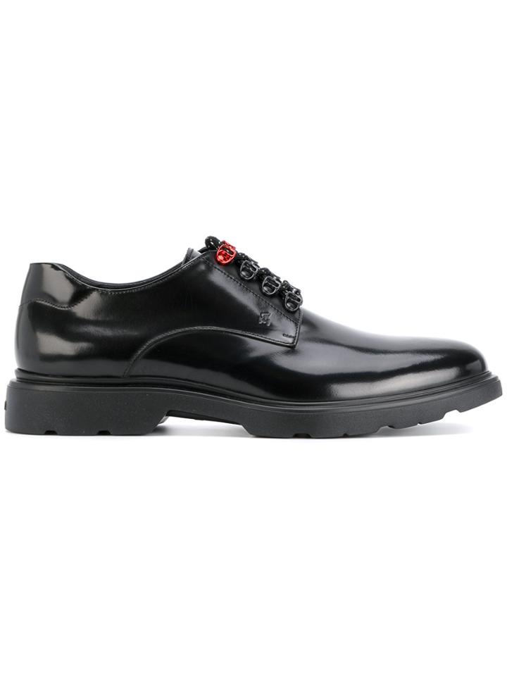 Hogan Casual Derby Shoes - Black